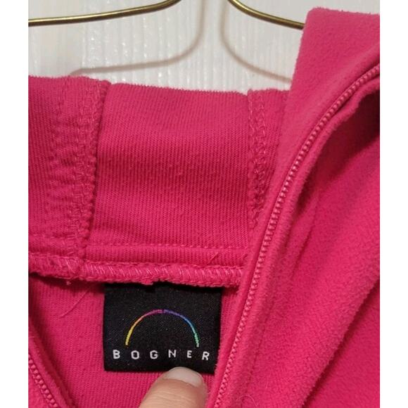 Bogner Fleece Sweater Womens Small Pink 1/2 Zip Pullover Base Layer - Picture 2 of 6